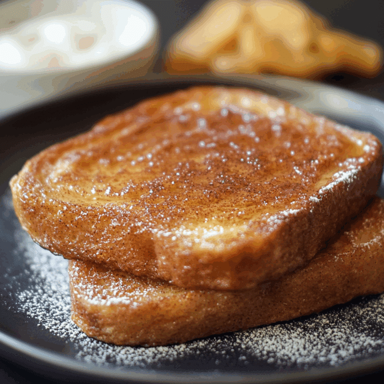 Sweet & Crunchy Cinnamon Toast