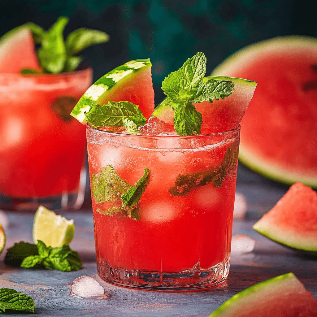 Watermelon Mojito Mocktail