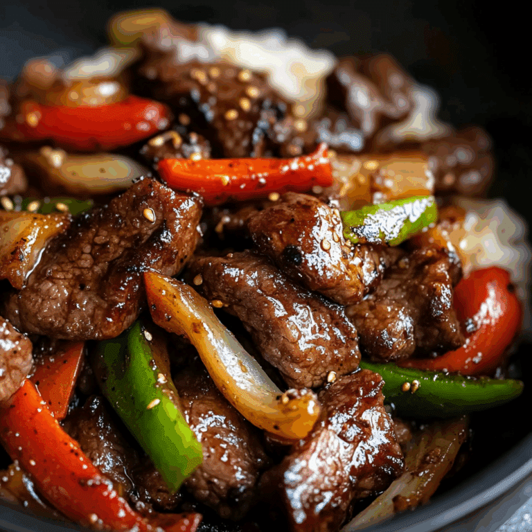 Black Pepper Beef Stir-Fry