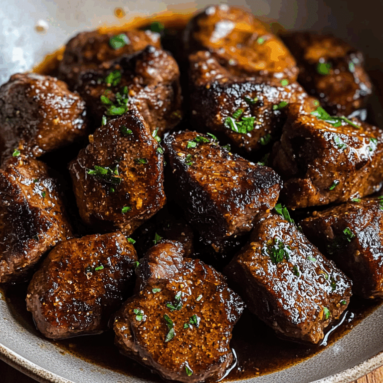 Cajun Garlic Butter Steak Bites