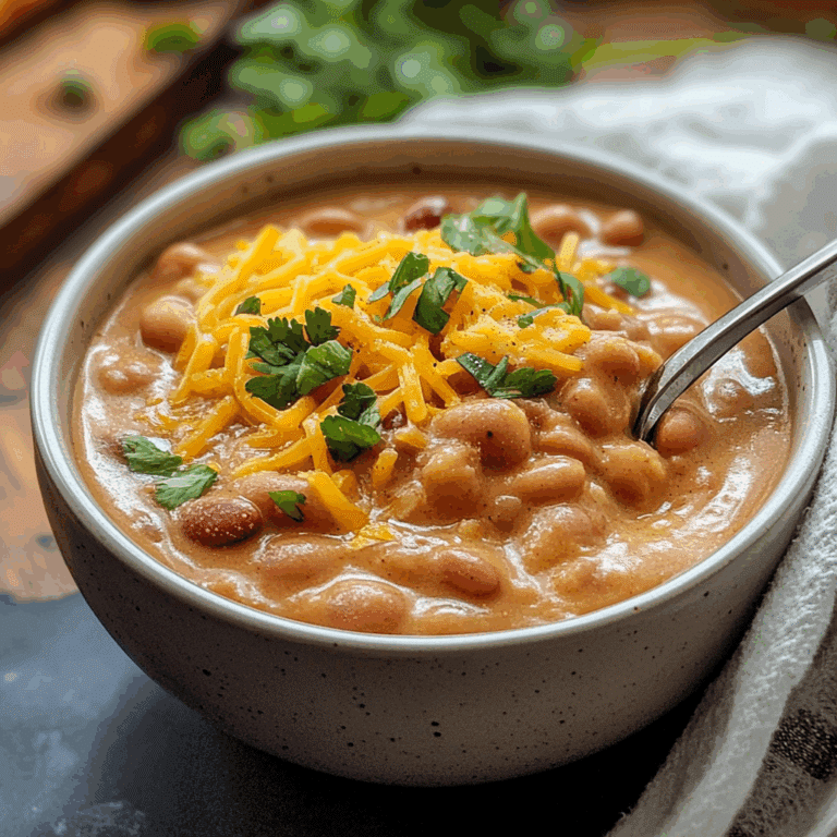 Cheesy Pinto Beans