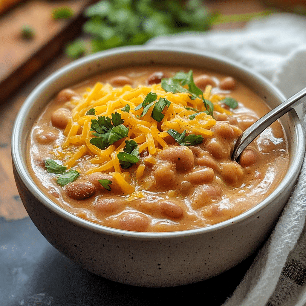 Cheesy Pinto Beans