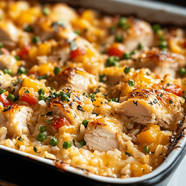 Chicken and Rice Casserole Bake