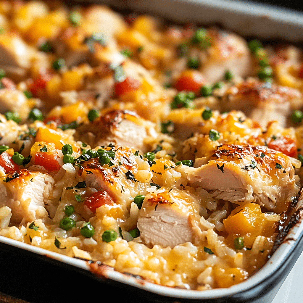Chicken and Rice Casserole Bake
