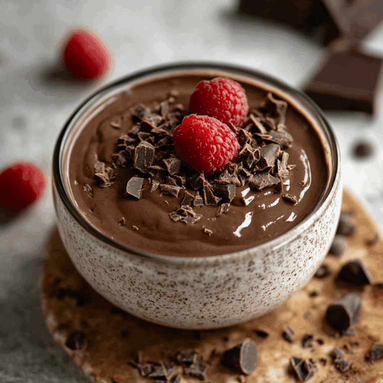 Chocolate Protein Pudding
