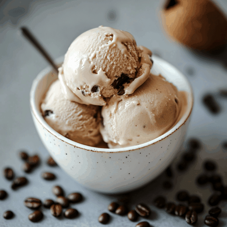 Coffee Coconut Milk Ice Cream