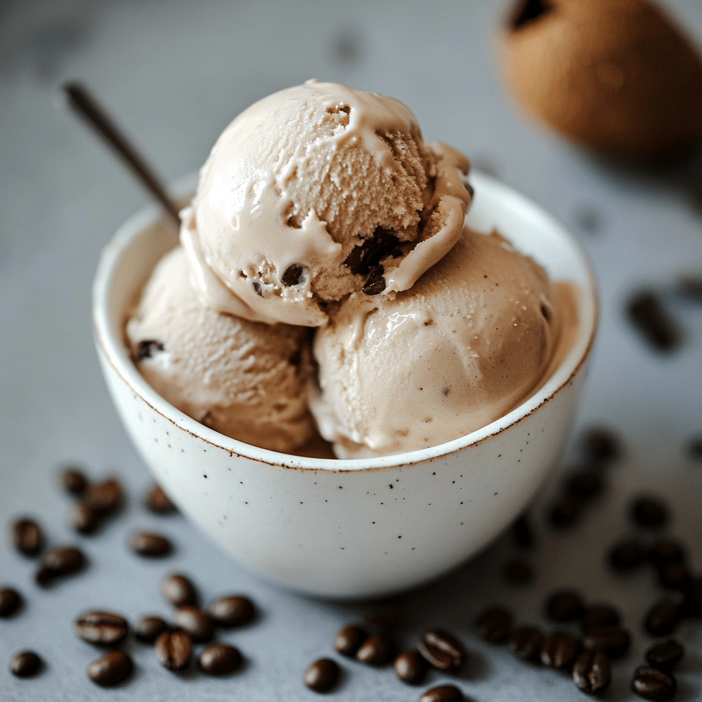 Coffee Coconut Milk Ice Cream