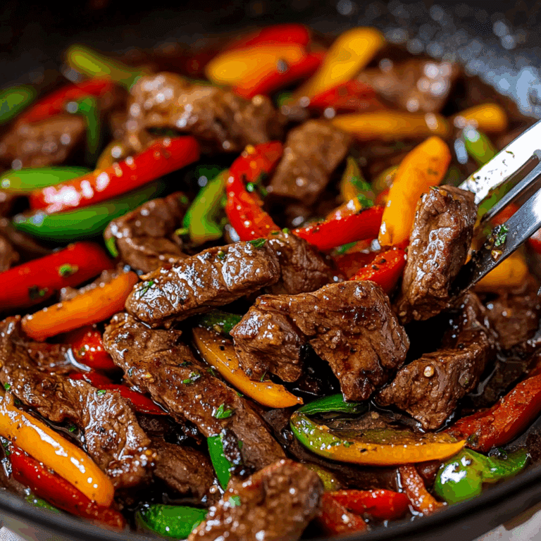 Flavorful Pepper Steak