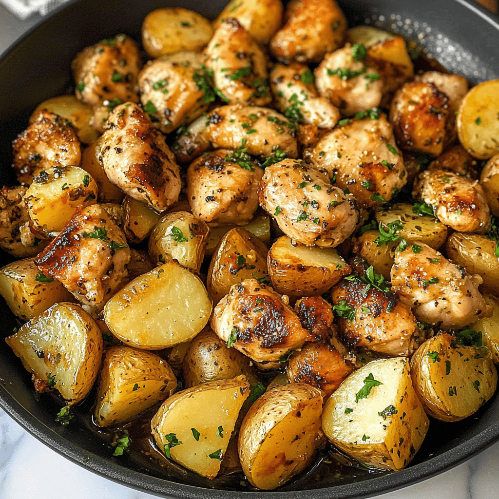 Garlic Butter Chicken & Potatoes