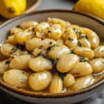 Lemon Garlic Butter Beans