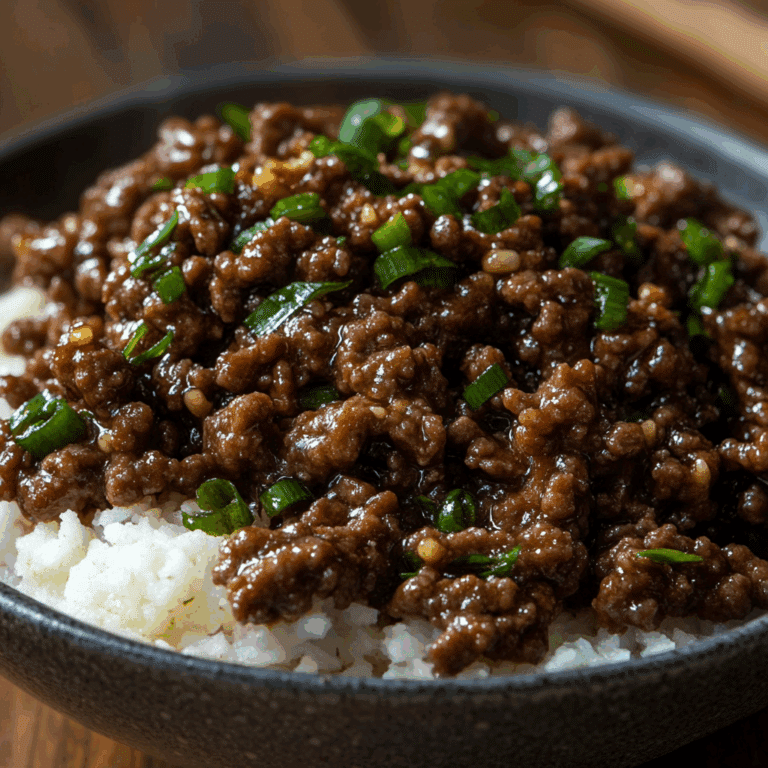 Mongolian Ground Beef Recipe
