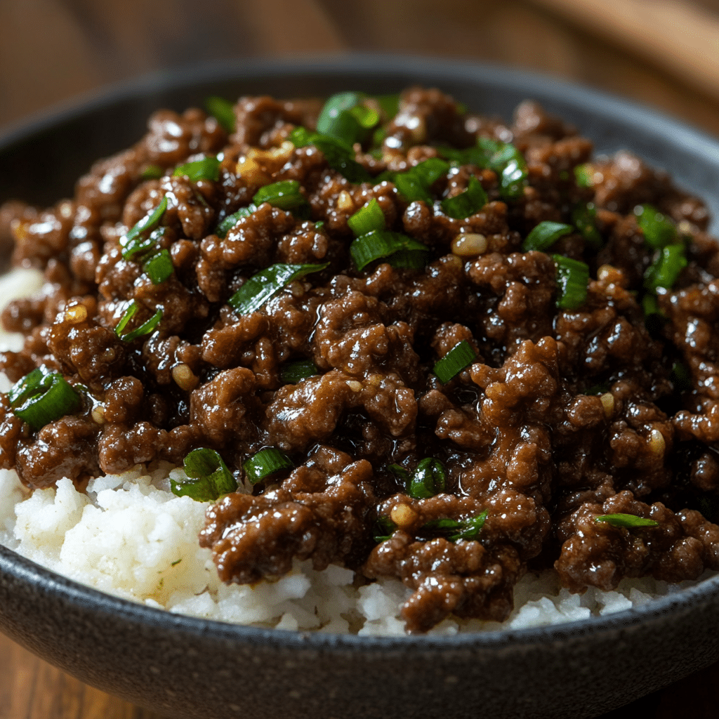 Mongolian Ground Beef Recipe
