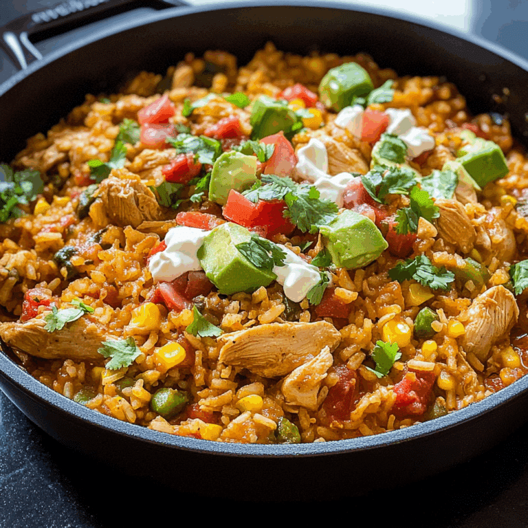 One Pot Mexican Chicken and Rice