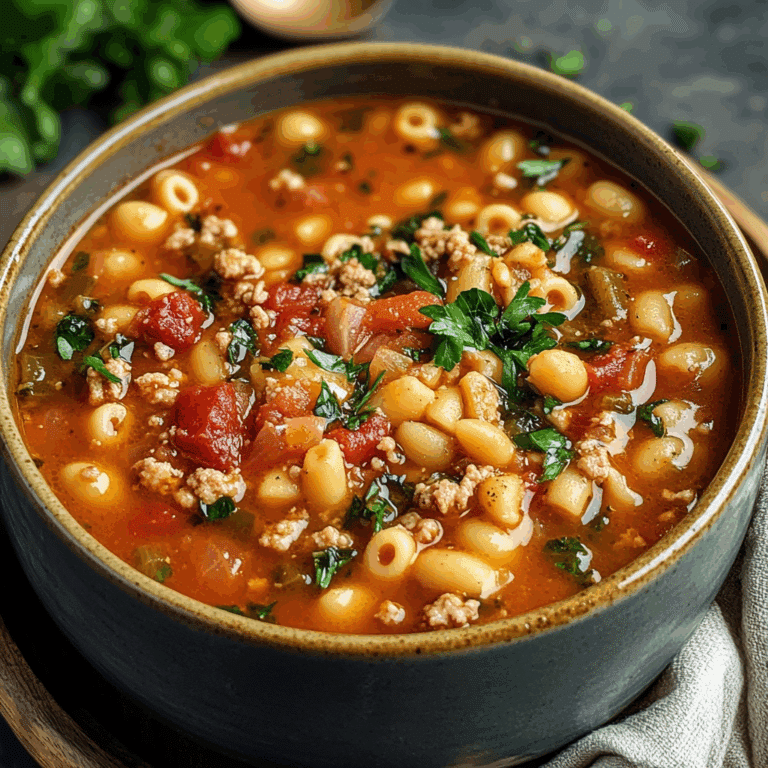 Pasta Fagioli Soup