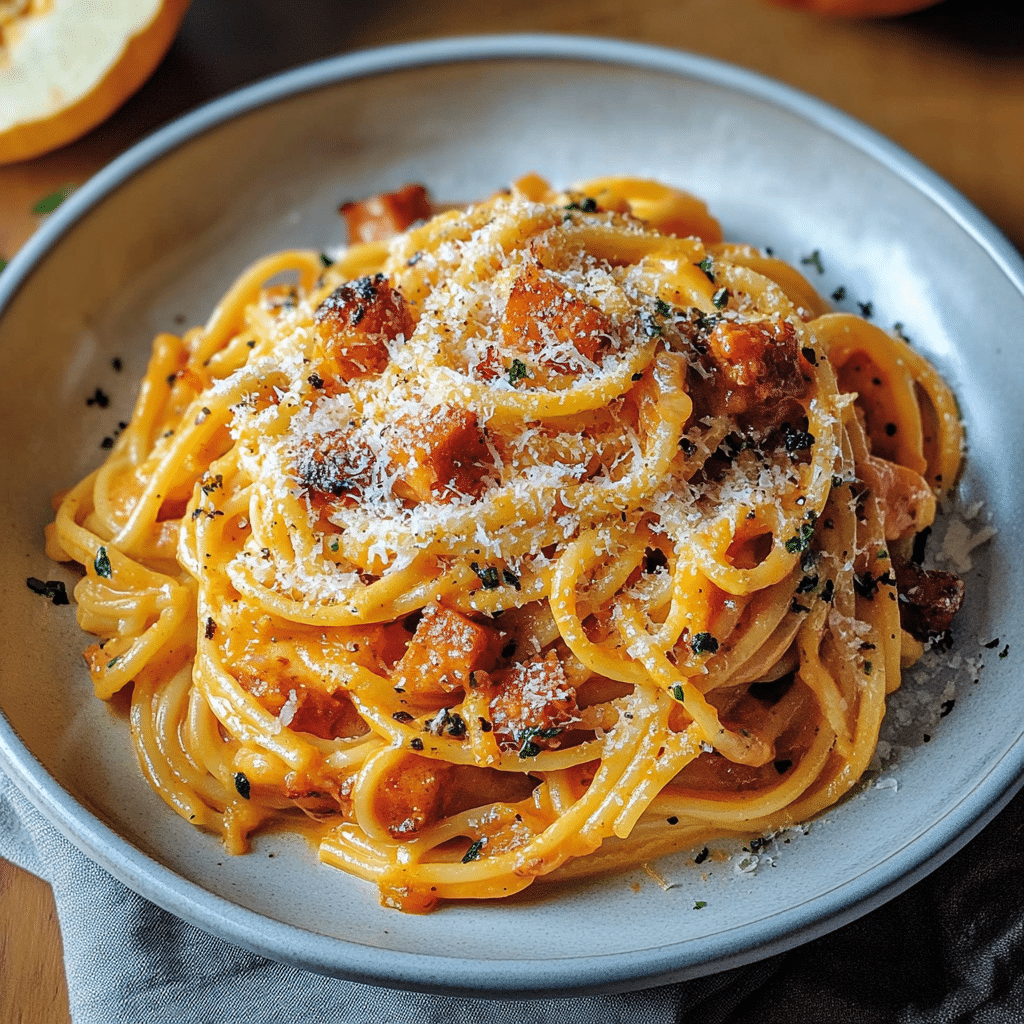 Pumpkin Carbonara Recipe