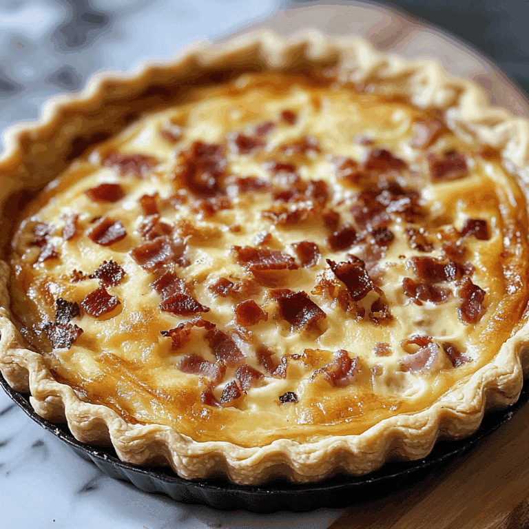 Quiche Lorraine with Bacon and Gruyère