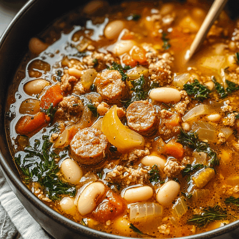 Sausage Fennel and White Bean Soup