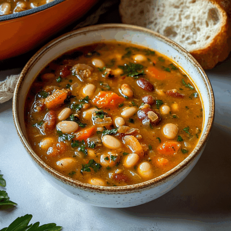 Serbian Pasulj Bean Soup
