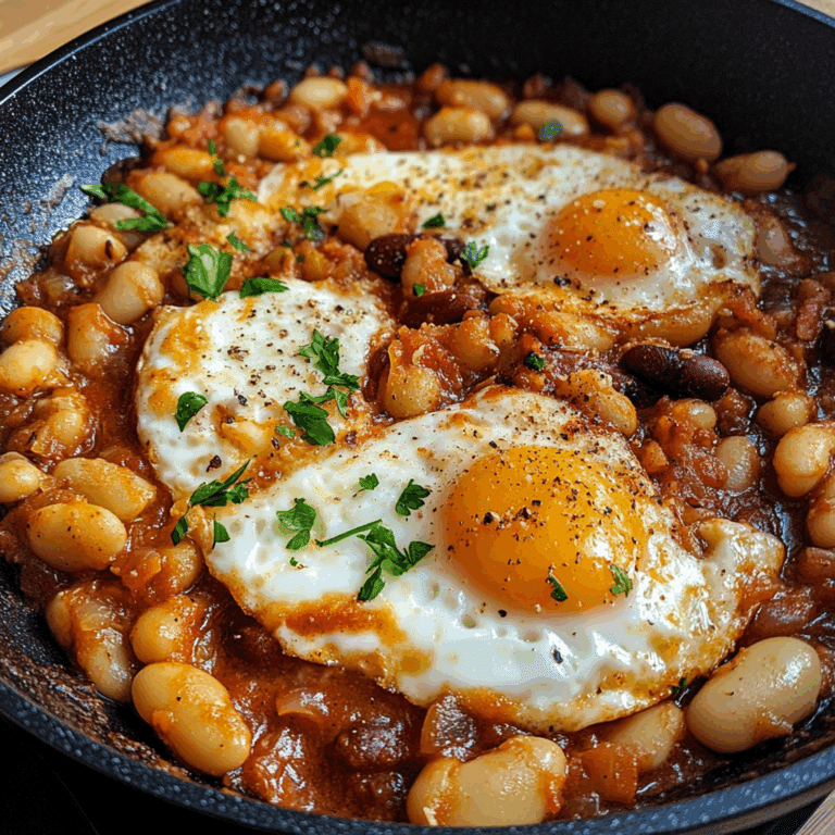 Spanish Beans & Eggs