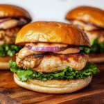 Spicy Chicken Burgers with Chipotle Aioli