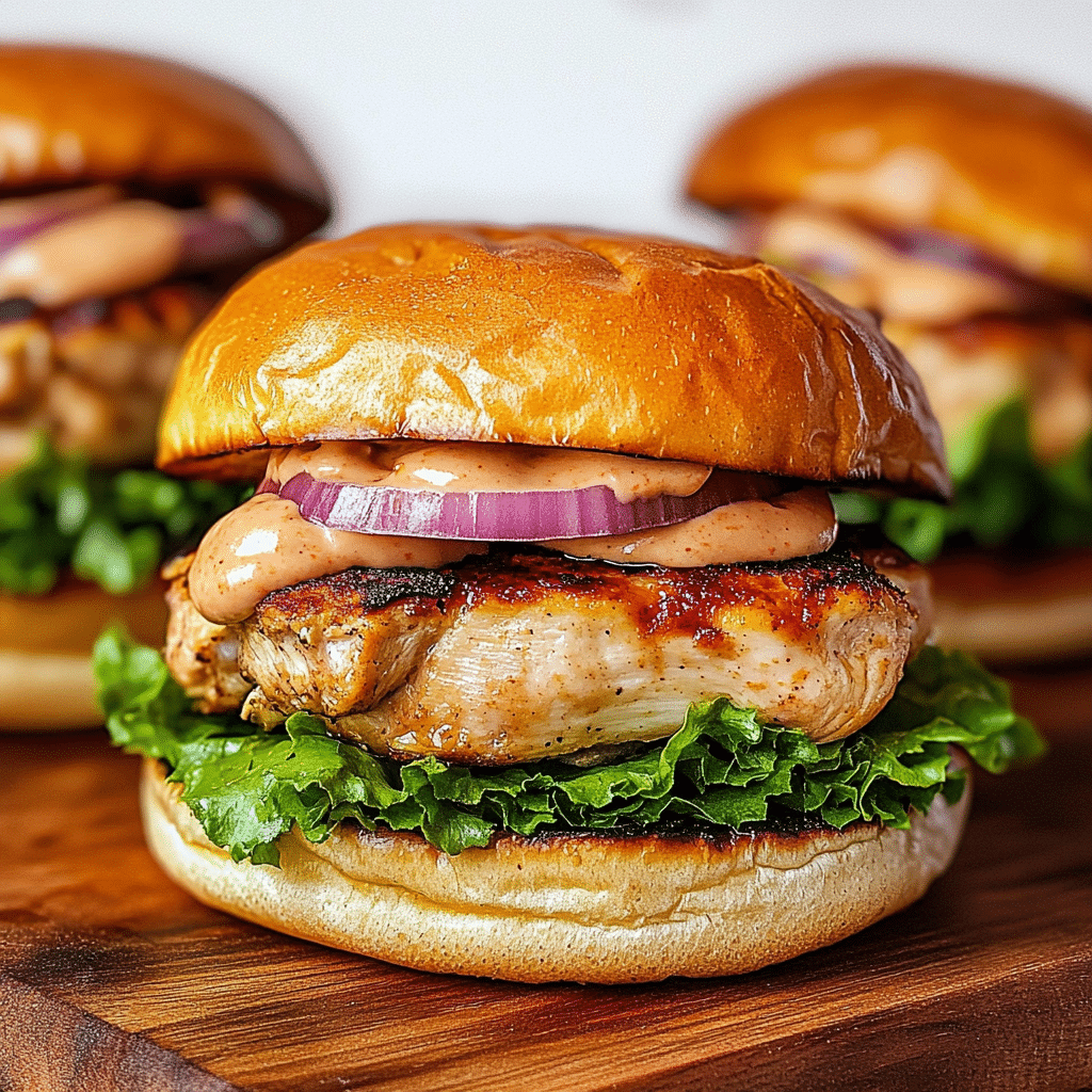 Spicy Chicken Burgers with Chipotle Aioli