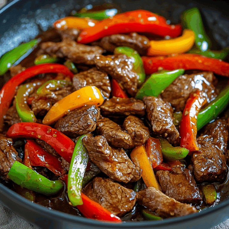 Steak & Peppers Stir Fry