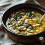 White Bean Soup with Spinach