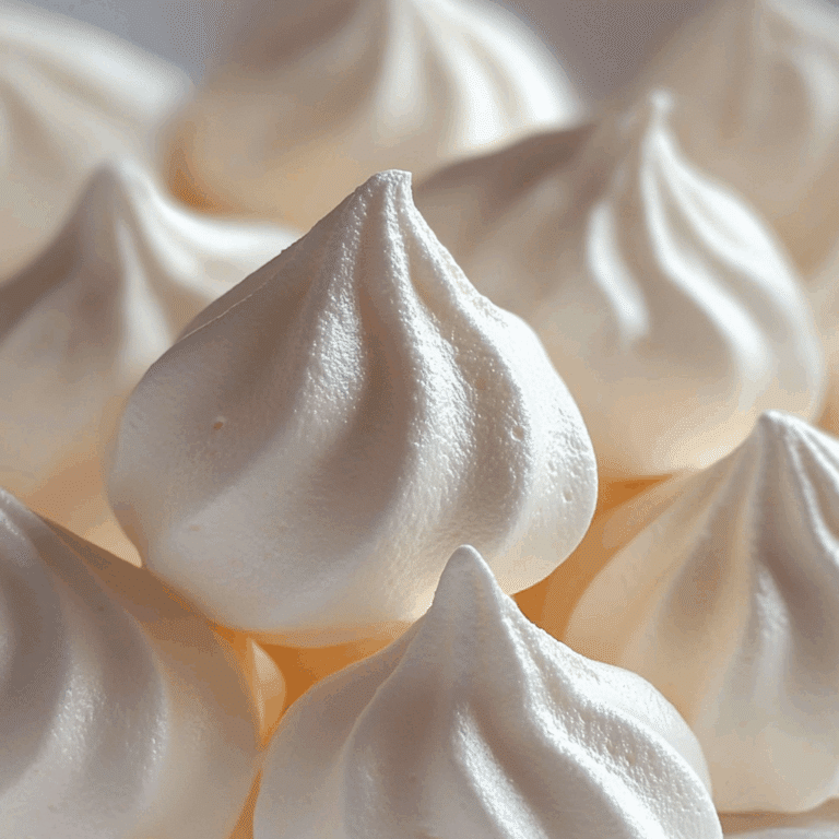 Amazing basic meringues recipe