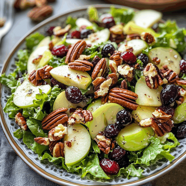 Apple Cranberry Pecan Salad