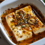 Baked feta with honey