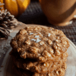 Brown Butter Pumpkin Oatmeal Latte Cookies