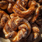 Cinnamon Crunch Apple Butter Soft Pretzel Knots