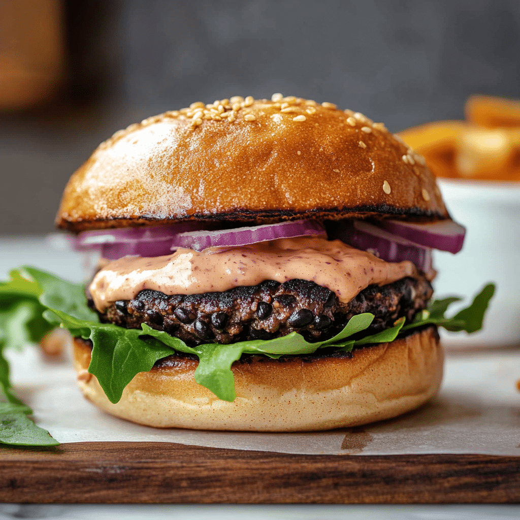 Easy Black Bean Burger