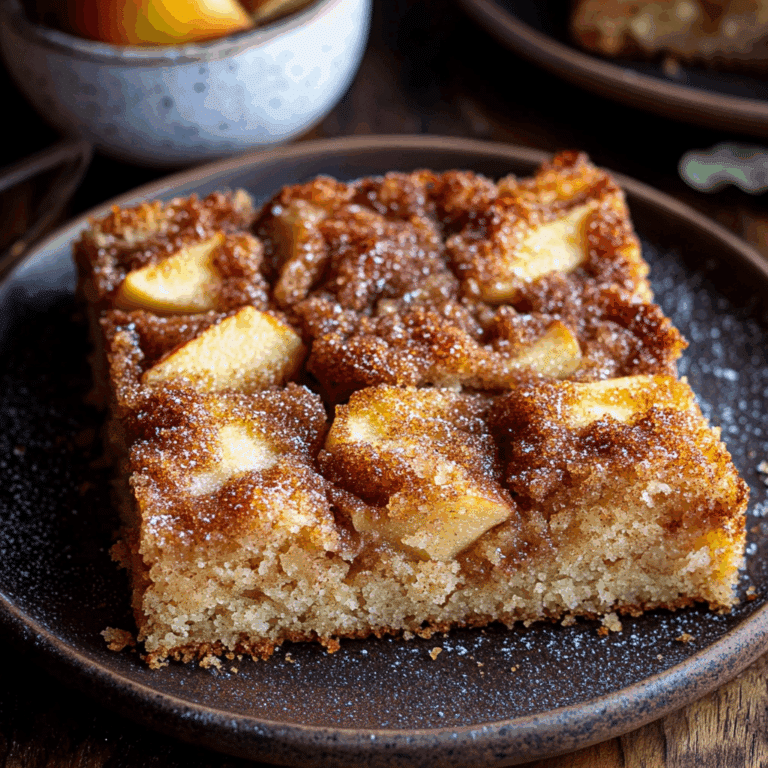 Easy Cinnamon Sugar Apple Cake