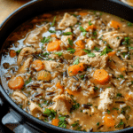 Fall Chicken and Wild Rice Soup