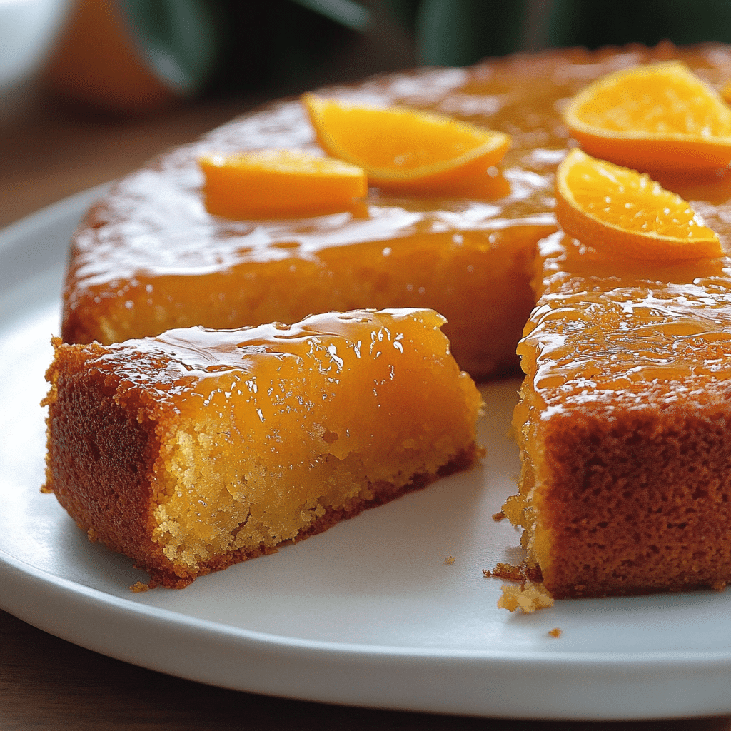 Flourless orange cake