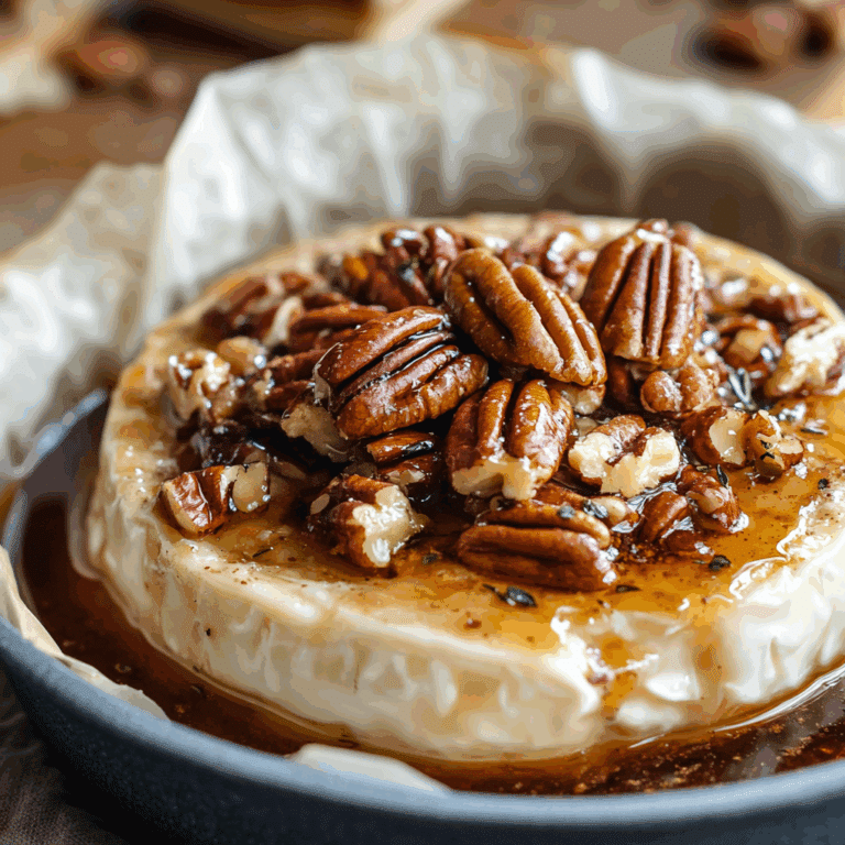 Maple Pecan Baked brie