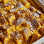 Overnight Pumpkin French Toast Casserole