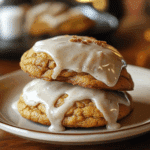 Pumpkin Spice Cookies with Brown Butter Cinnamon Icing