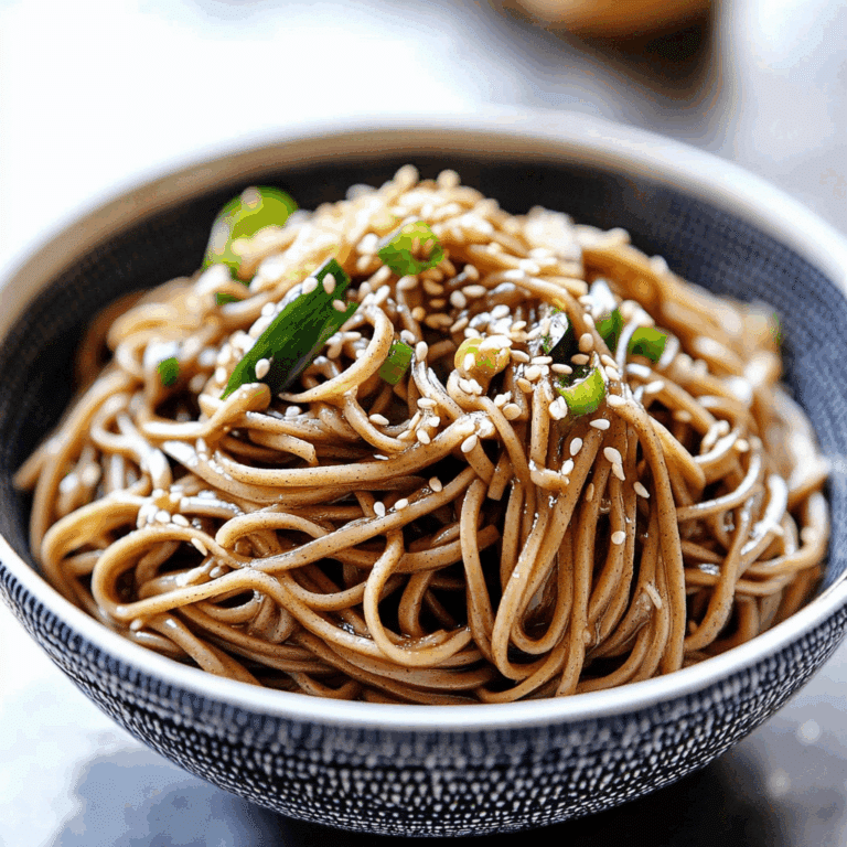 Sesame Soba Noodles