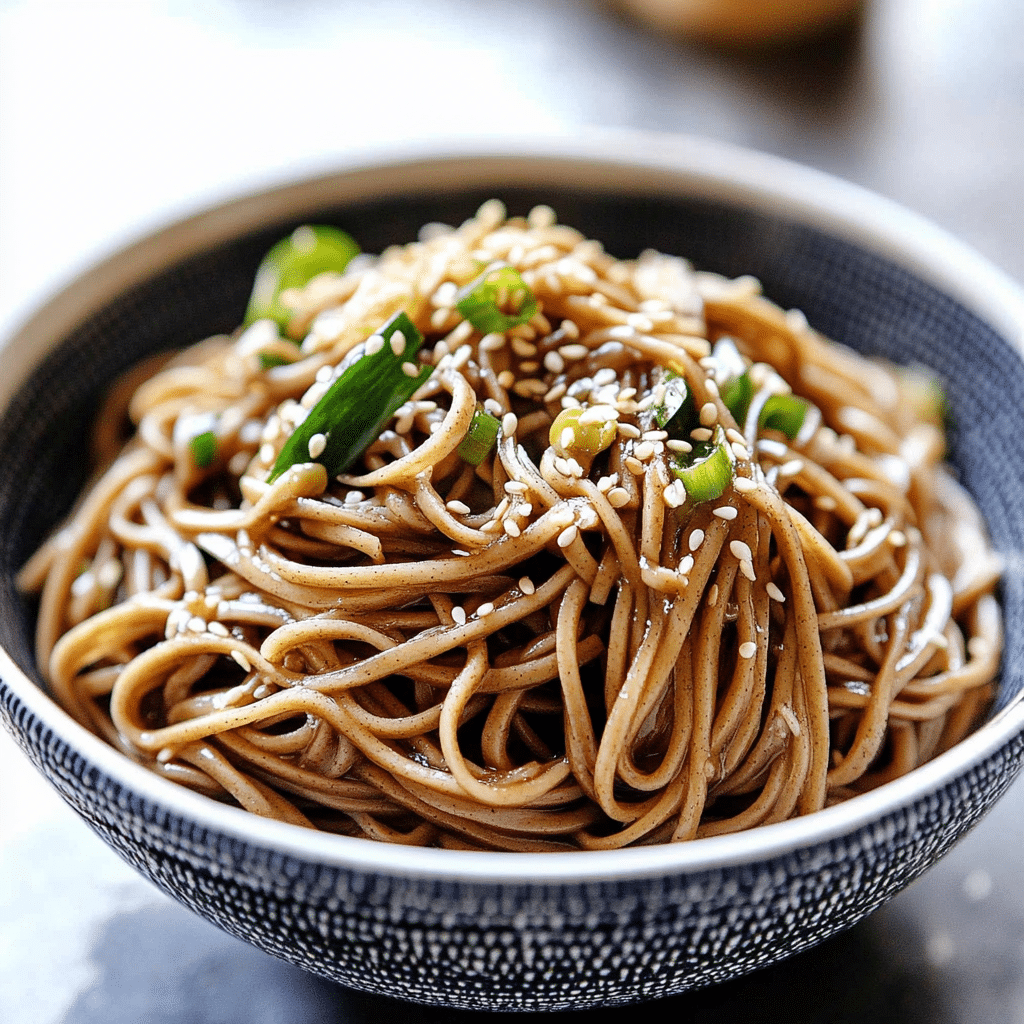 Sesame Soba Noodles