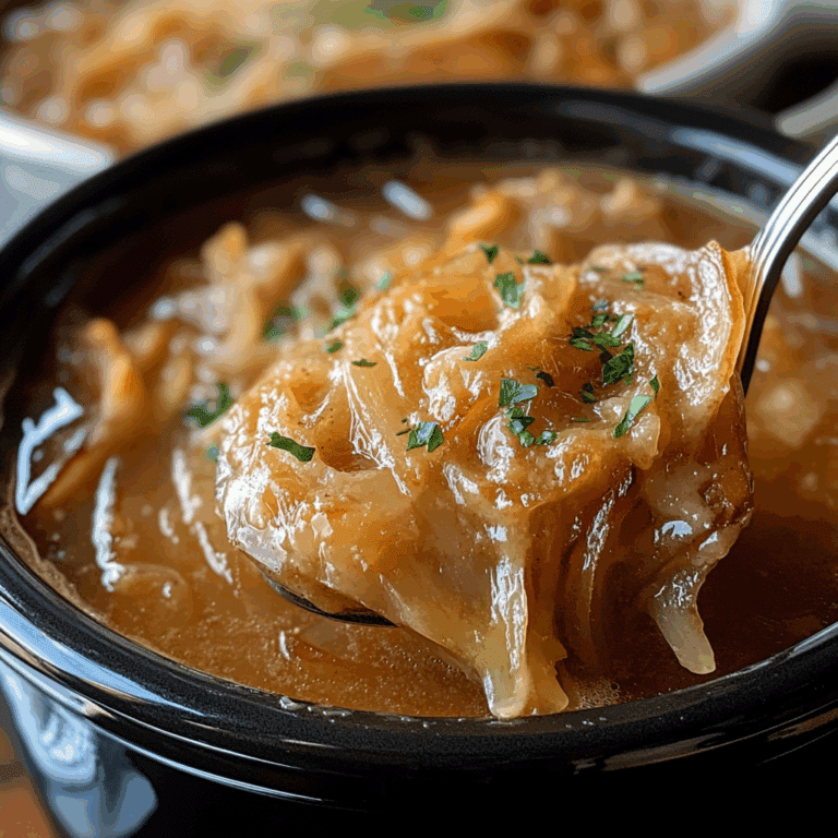 Slow Cooker French Onion Soup