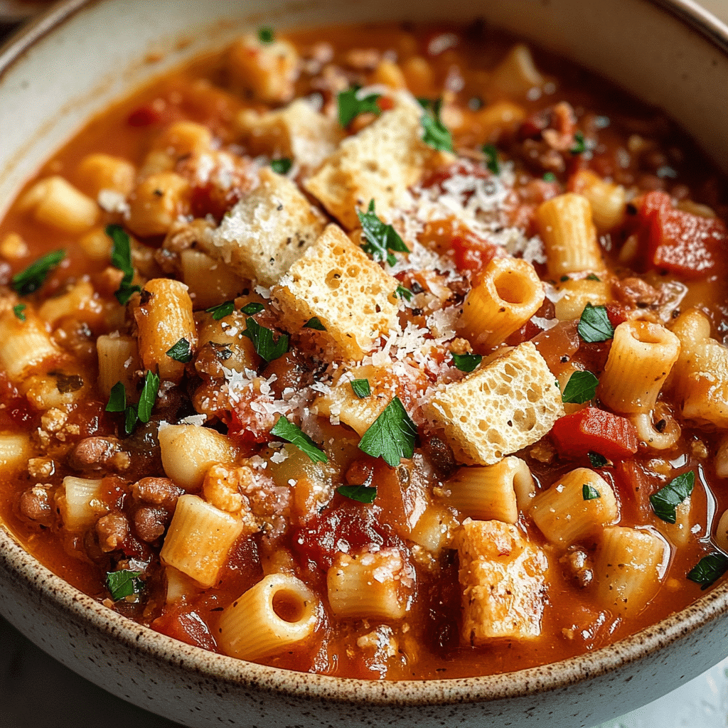 Slow Cooker Olive Garden Pasta e Fagioli