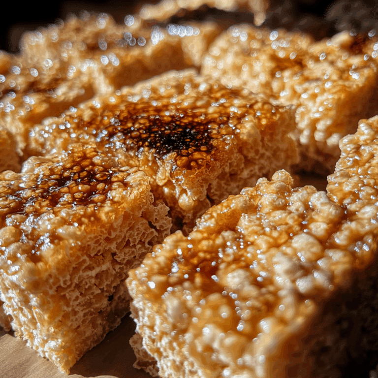 Toasted Marshmallow Caramel Rice Krispie Treats