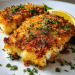 Air Fryer Parmesan Crusted Cod