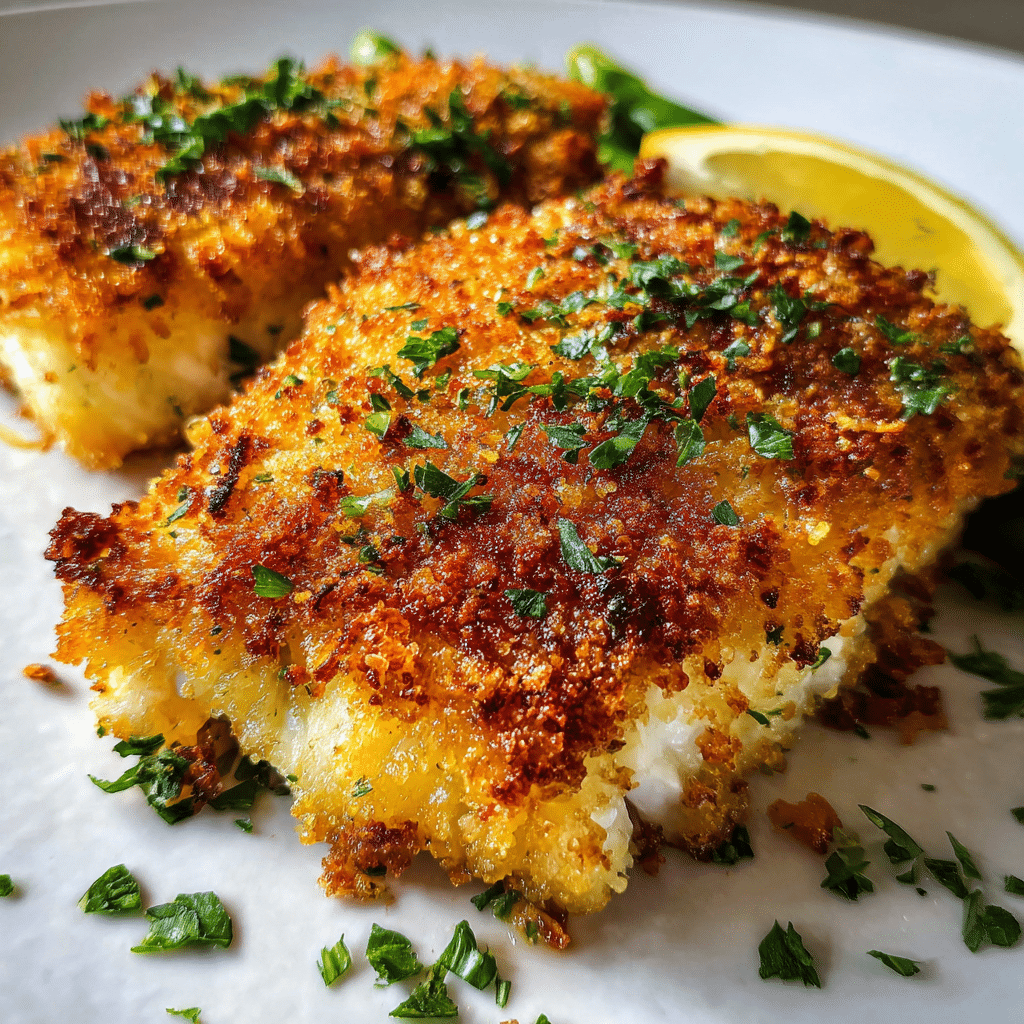 Air Fryer Parmesan Crusted Cod