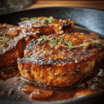 Apple Butter Beef Chops