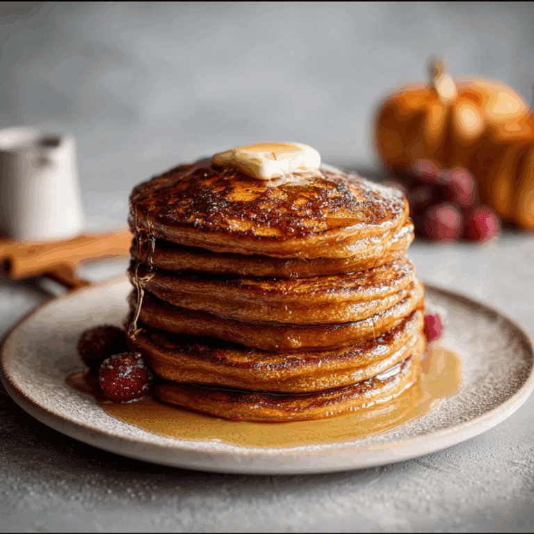 Botanical Gingerbread Pancakes
