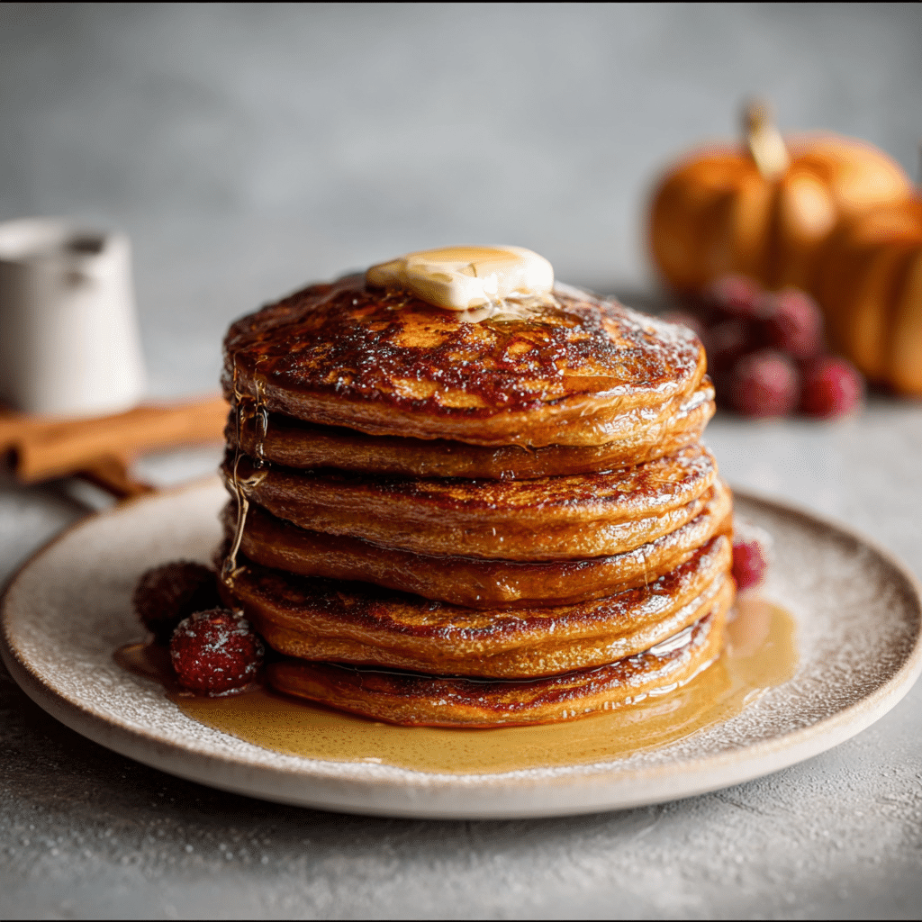 Botanical Gingerbread Pancakes