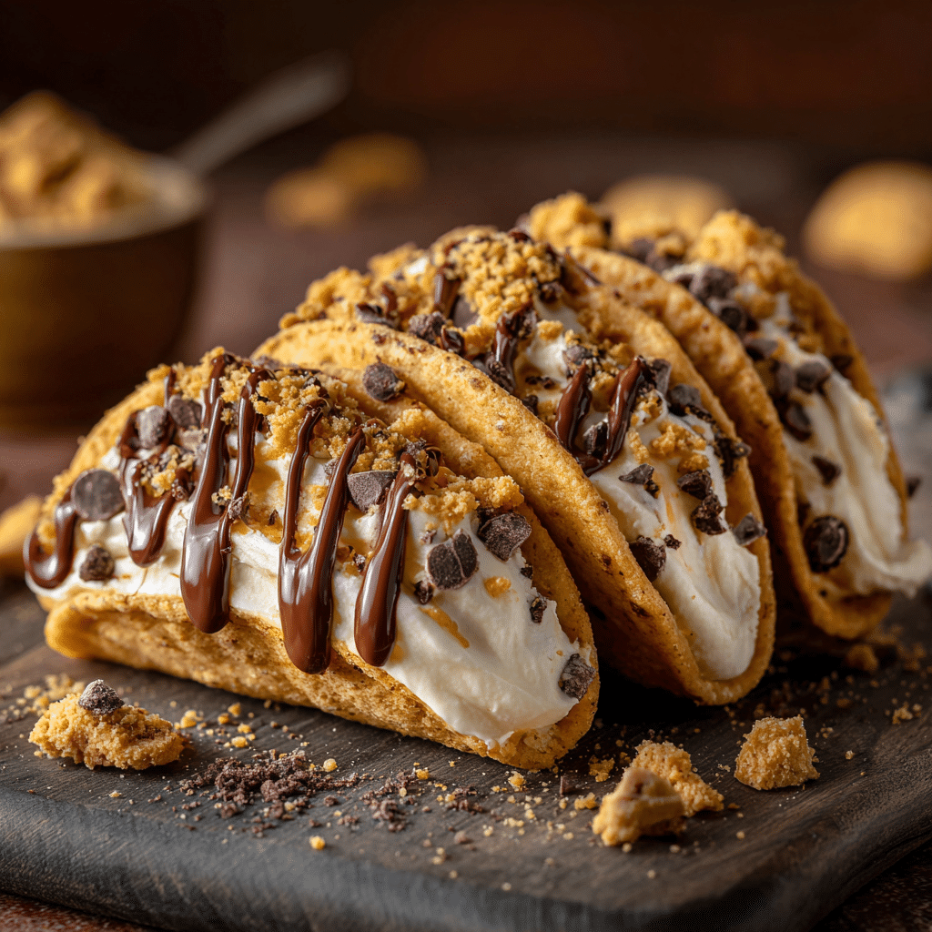 Cheesecake Cookie Dough Tacos